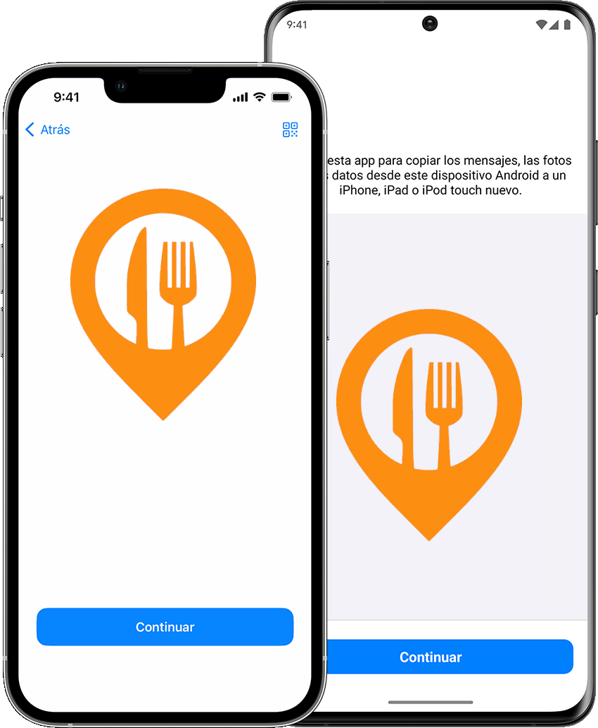 Iphone Android App Menus del día